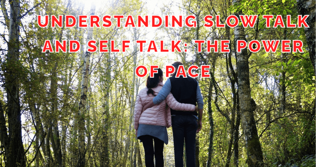 Slow talk is precisely what it sounds like speaking in a calm, deliberate way. This technique is helpful because anxiety often makes us feel rushed, causing us to communicate faster than we normally would. When we slow down our speech, however, we also slow down our physiological responses to stress, including our rapid heartbeat and heightened blood pressure. Here’s how slow talk helps: