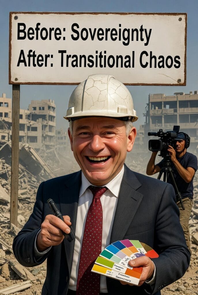 Regime Change Is Just Interior Design for NationsBefore: Sovereignty. After: Chaos with Better Branding.Welcome to “Extreme Makeover: Nation Edition”