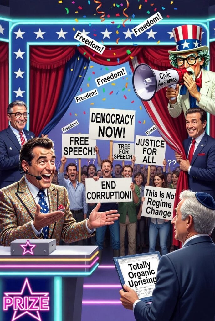 Iran Breaking News: Democracy™ Showers Expected Over Tehran, With a 90% Chance of Confusion